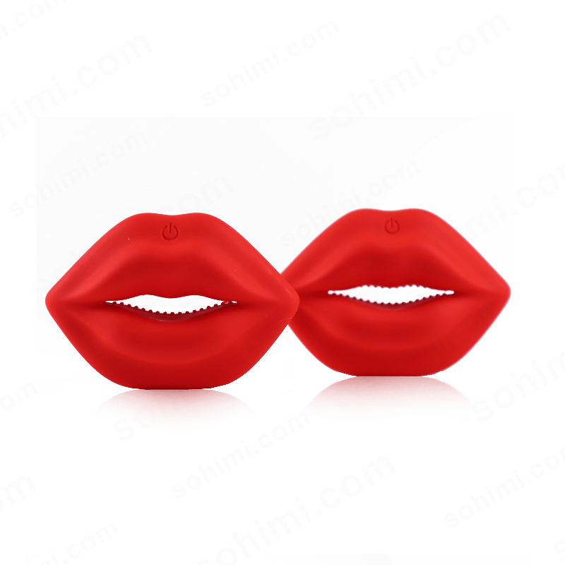 SSCHU Lip-Shaped Vibrator with Nipple Clamps | Sohimi SSCHU Lip-Shaped Vibrator with Nipple Clamps | Sohimi