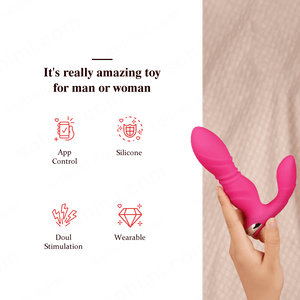 Thrusting & Vibrating Wearable Super Quiet Butt Plug - Sohimi
