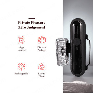 TIME| Upgraded App Control Automastic Thrusting and Vibrating Male Masturbator - Sohimi