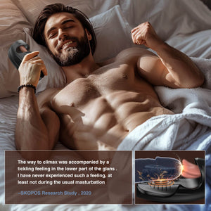 TROI 2 in 1 Tongue Licking and Tapping Penis Trainer Masturbation Toy - Sohimi