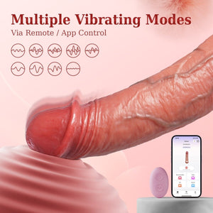 UricaGuard| App Control 4 in 1 Male Sex Toys Penis Extender Vibrating Cock Ring - Sohimi