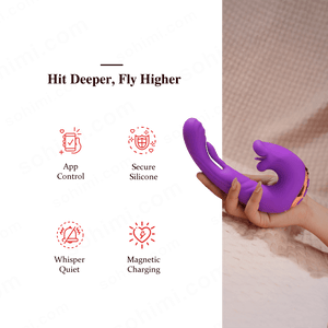 VASE| New Flapping and Tongue Licking Female Vibrator - Sohimi