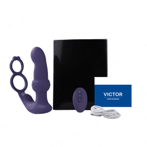VICTOR| Wigging and Vibrating Remote Control Anal Toy - Sohimi