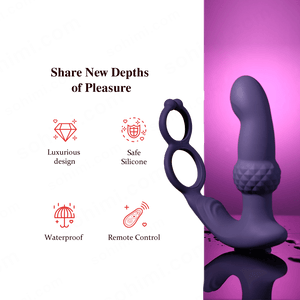 VICTOR| Wigging and Vibrating Remote Control Anal Toy - Sohimi