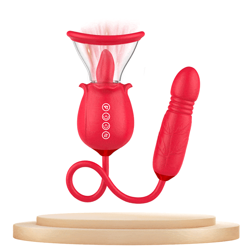 3-in-1 Rose Suction Vibrator | Sohimi 3-in-1 Rose Suction Vibrator | Sohimi