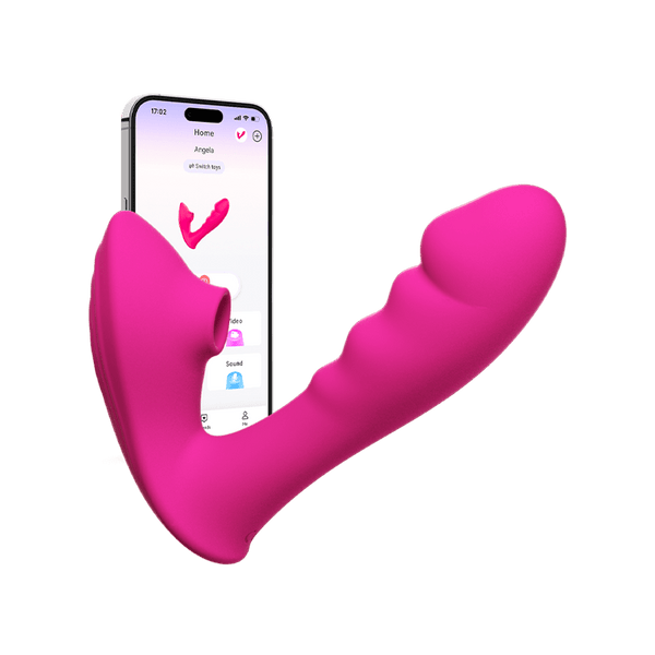 10 Sucking Modes G-Spot Stimulation Wearable Sucking Vibrator
