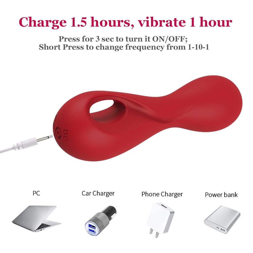 10 Vibration Modes 360° Rotating IPX7 Waterproof Clit Stimulator - Sohimi