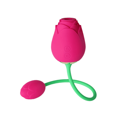 JONQUIL | Super Quiet Rose Sucking Vibrator with Egg