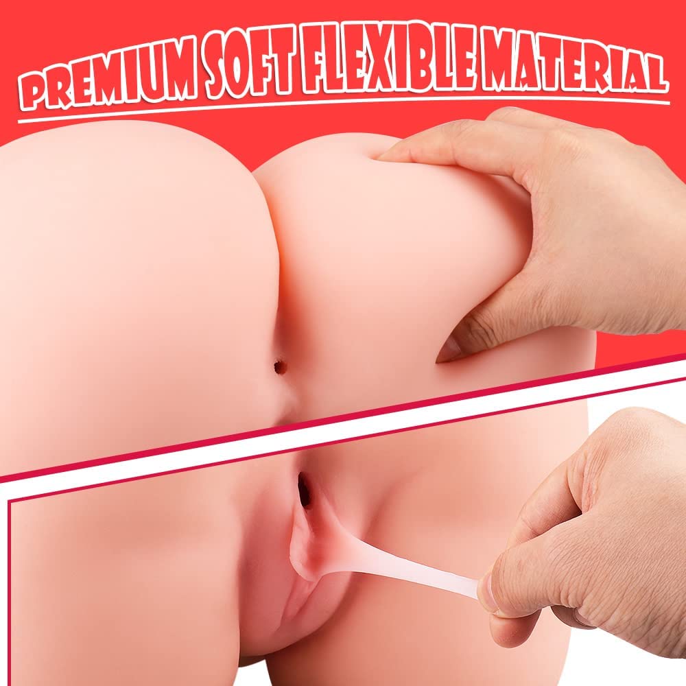 16.5lb TPE Butt Masturbator with Dual Channels | Sohimi 16.5lb TPE Butt Masturbator with Dual Channels | Sohimi