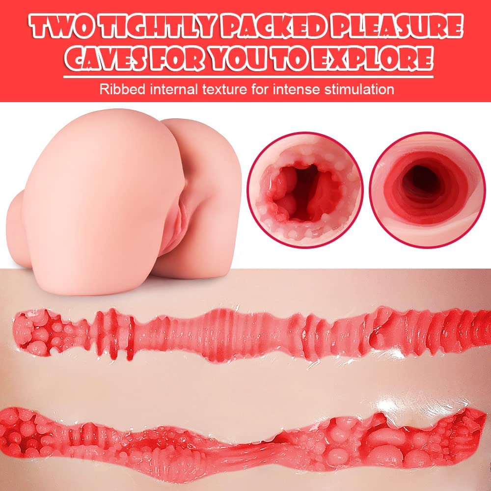 16.5lb TPE Butt Masturbator with Dual Channels | Sohimi 16.5lb TPE Butt Masturbator with Dual Channels | Sohimi