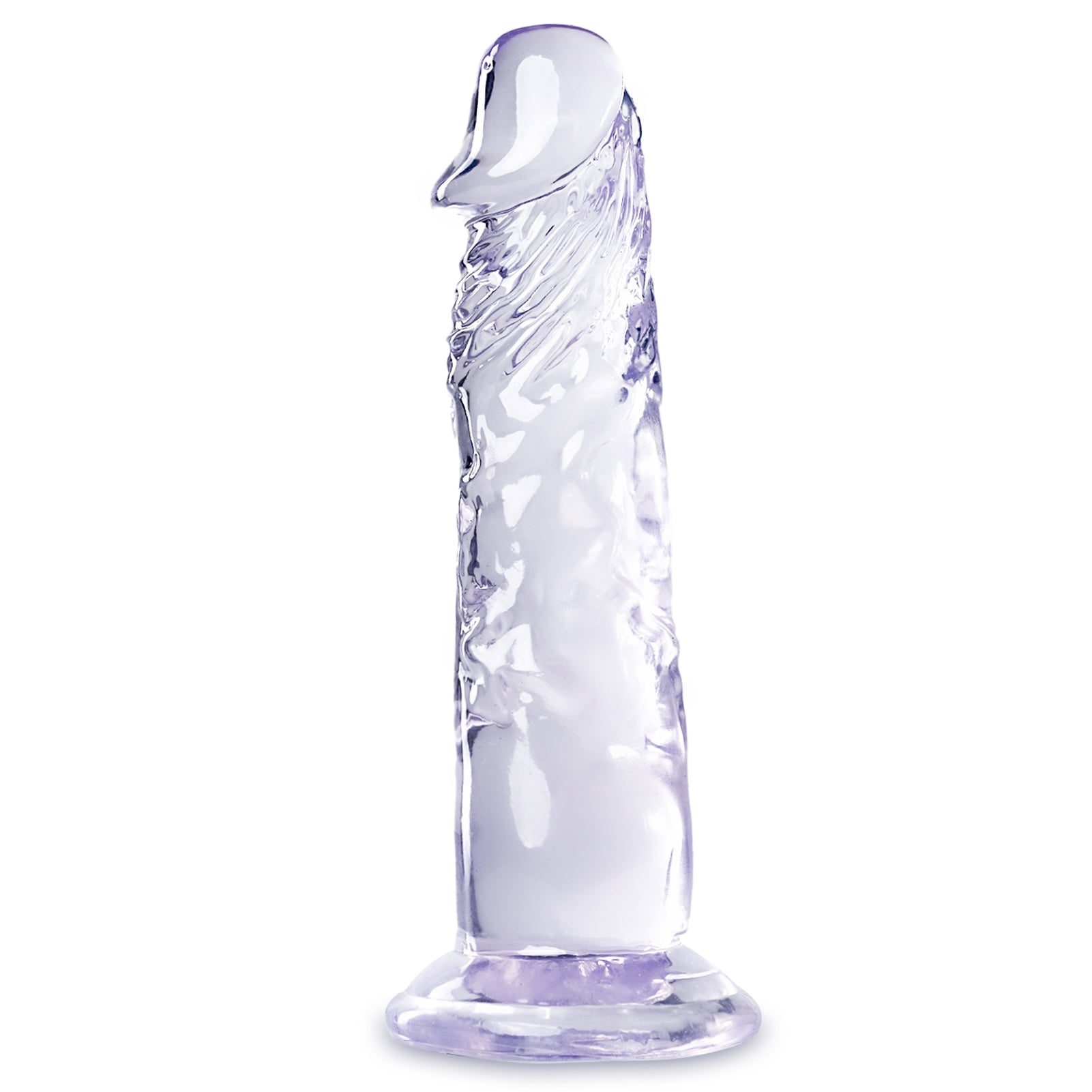 Lifelike Transparent Silicone Dildo with Suction Cup
