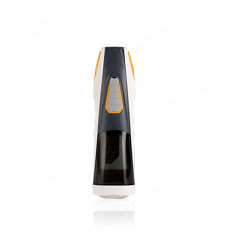 Black and white electronic device on a white background