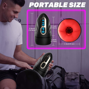 2 in 1 Mouth Vibrator and Men Penis Trainer with App Control - Sohimi