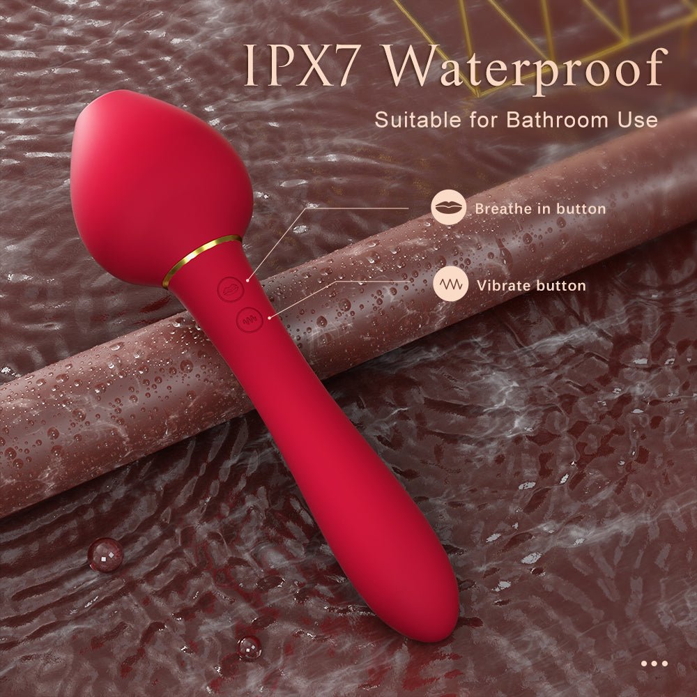 2 in 1 Sucking and Vibrating Female Clit and G - spot Vibrator - Sohimi