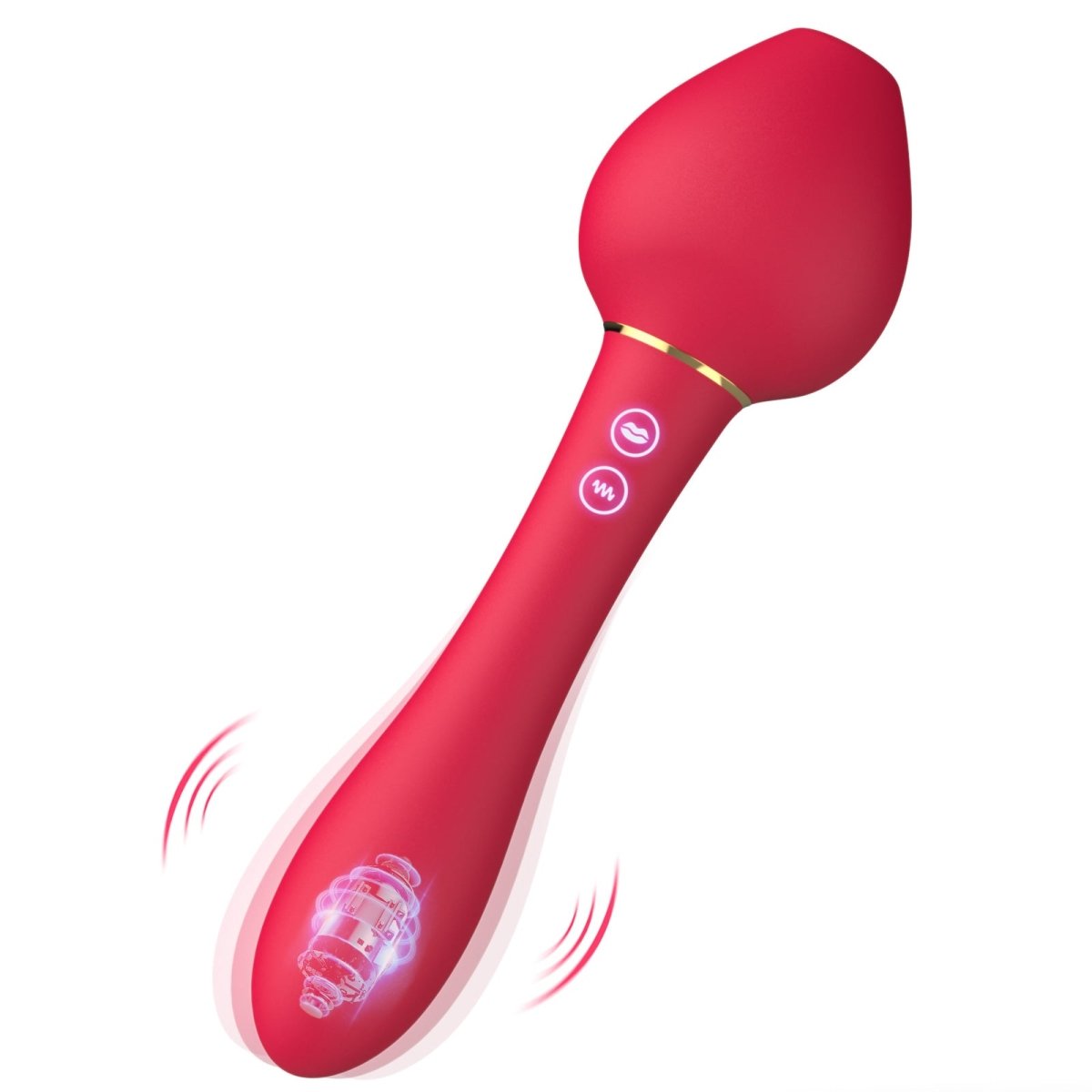 2 in 1 Sucking and Vibrating Female Clit and G - spot Vibrator - Sohimi