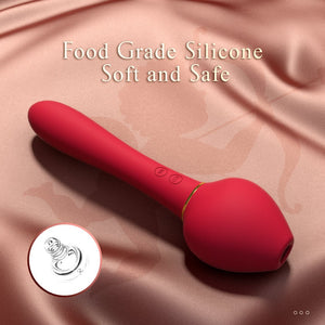 2 in 1 Sucking and Vibrating Female Clit and G - spot Vibrator - Sohimi