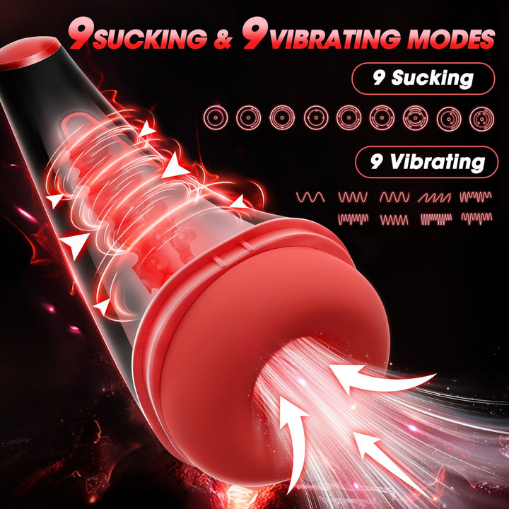 Powerful Sucking & Vibrating Heating Male Masturbator