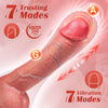 8.7inch Liquid Silicone Thrusting and Vibrating Realistic Dildo with App Control