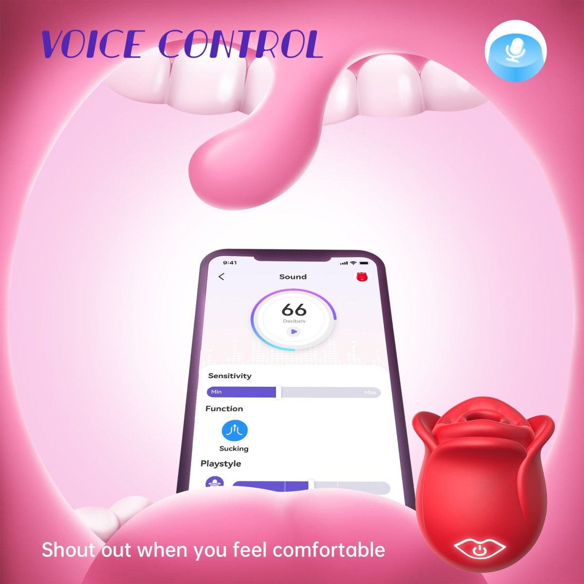 2024 APP Control Rose Suction Clitorial Stimulator Vibrator - Sohimi