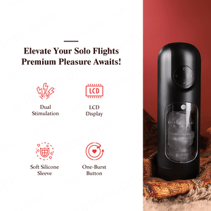 2025 Vibrating and Thrusting Modes Men Masturbators with LCD Display - Sohimi