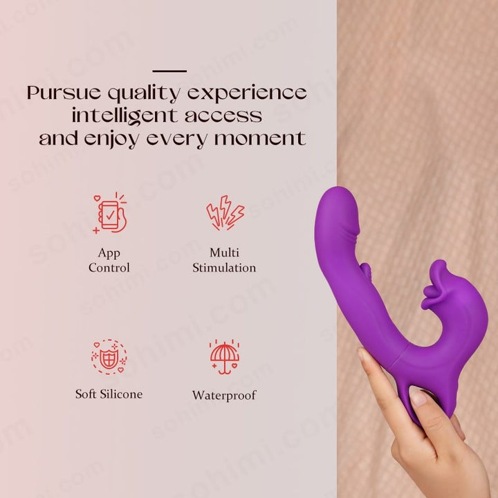 2025 Viele 3| Upgraded App Control Flapping Licking Female Vibrator - Sohimi