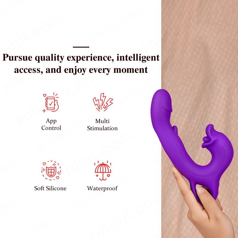 2025 Viele 3| Upgraded App Control Flapping Licking Female Vibrator - Sohimi