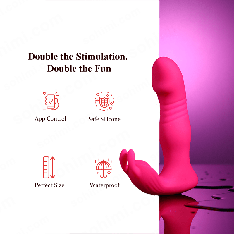 3 in 1 App Wearable Remote Control Female Vibrator Sex Toy - Sohimi