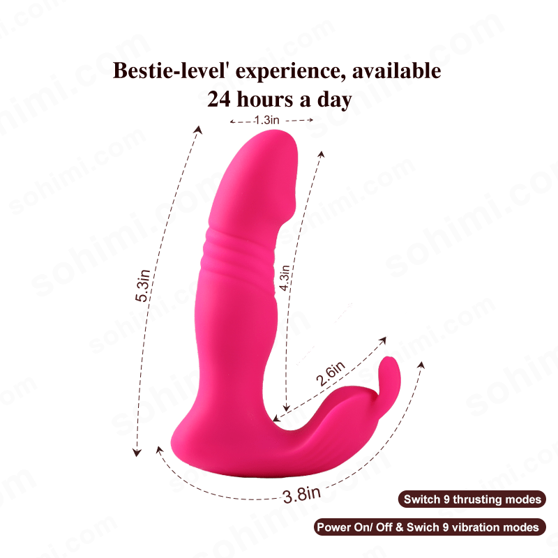 3 in 1 App Wearable Remote Control Female Vibrator Sex Toy - Sohimi