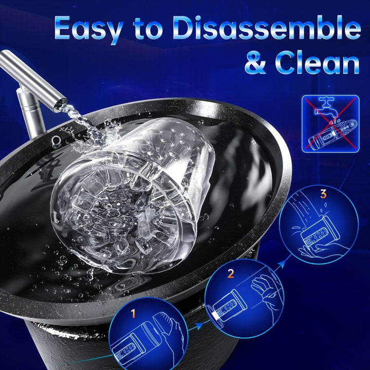 3 in 1 Automatic Men Masturbator with LCD Dsiplay Male Sex Toy - Sohimi