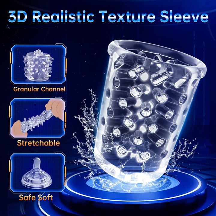 3 in 1 Automatic Men Masturbator with LCD Dsiplay Male Sex Toy - Sohimi