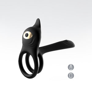 3 in 1 Multifunctional Penis Cock Ring with 10 Vibrating Modes - Sohimi