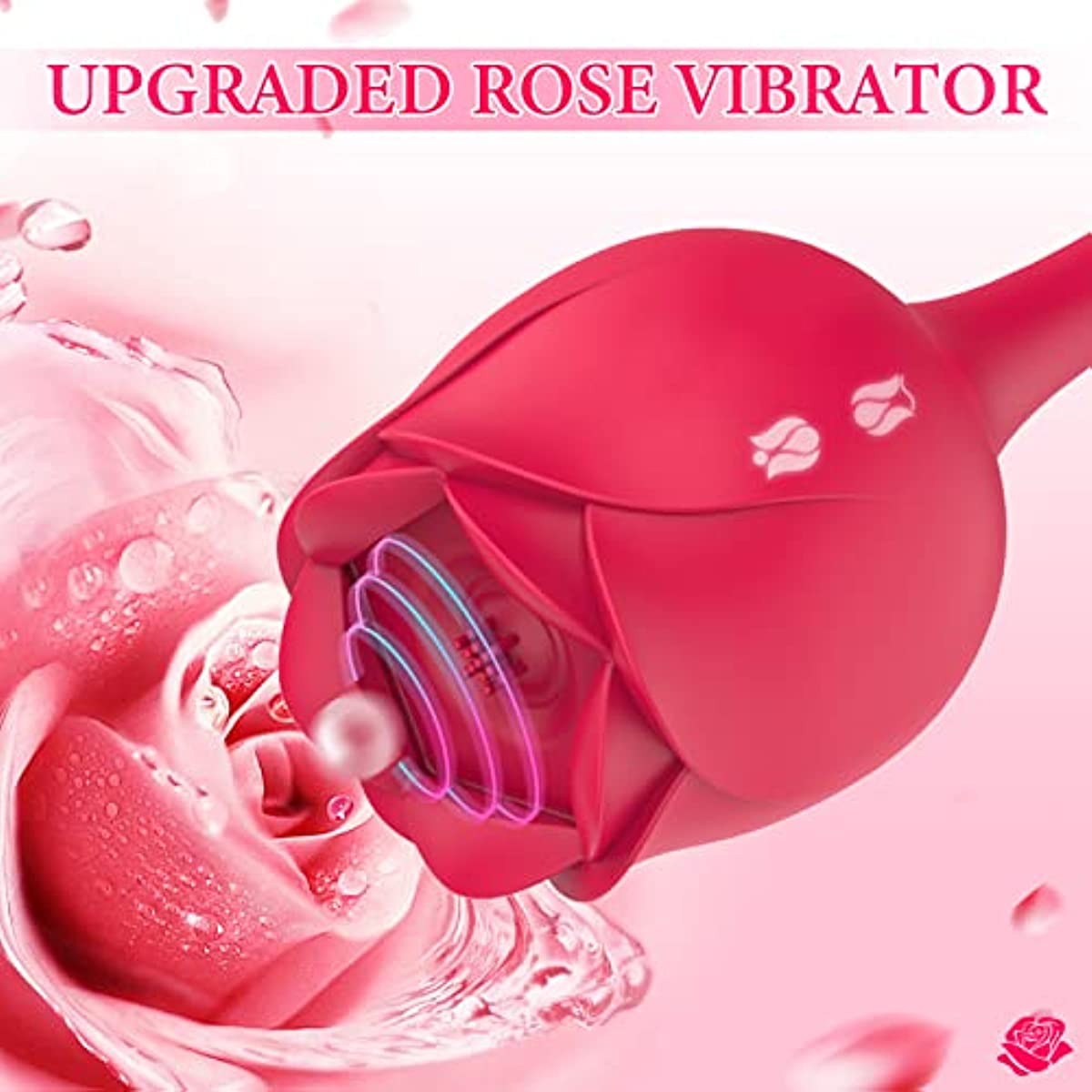 3 in 1 Powerful Tapping Rose Toy with Vibrating Egg - Sohimi