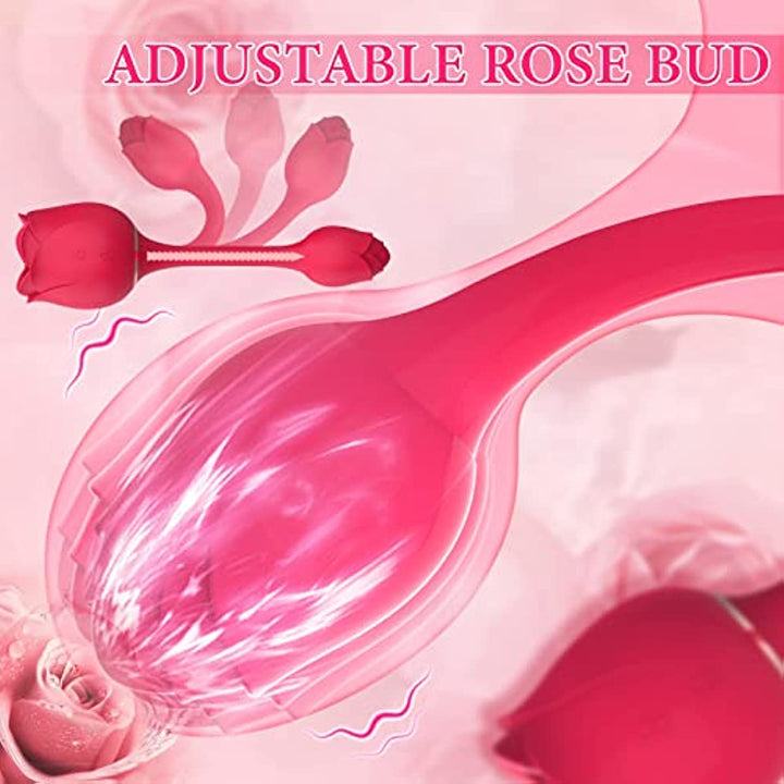 3 in 1 Powerful Tapping Rose Toy with Vibrating Egg - Sohimi