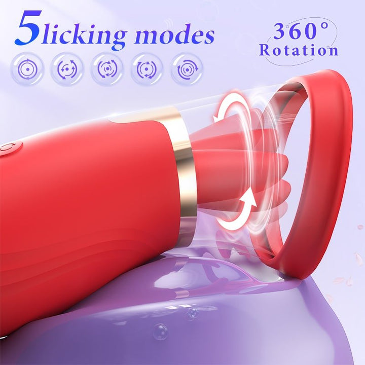 3 in 1 Sucking and Licking Clitoris Vibrator Stimulator with App Control - Sohimi