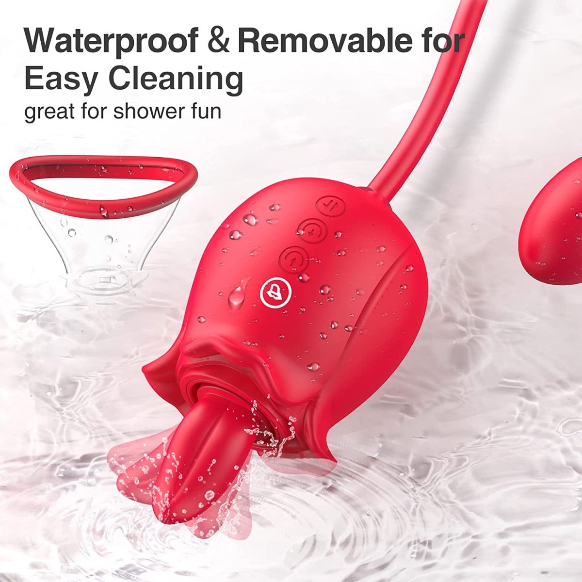3-in-1 Rose Suction Vibrator | Sohimi 3-in-1 Rose Suction Vibrator | Sohimi