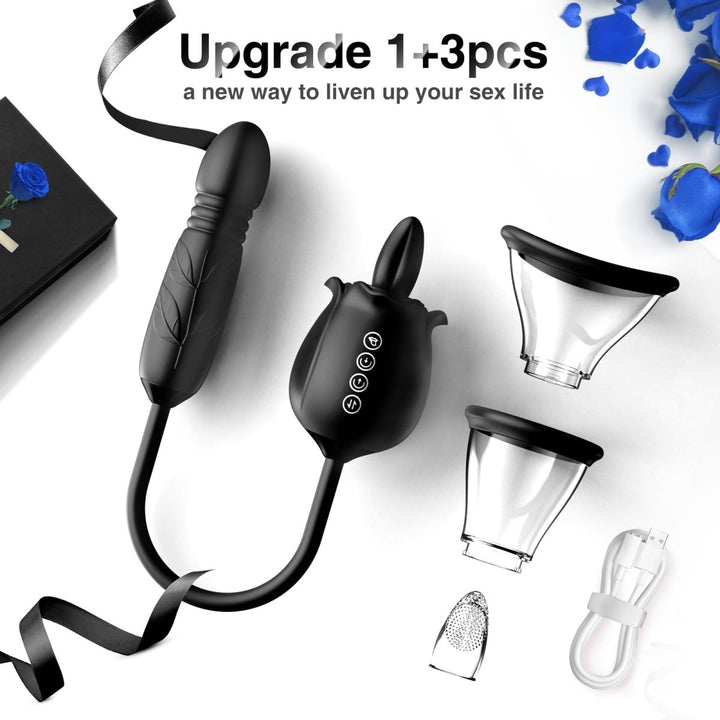 3 in 1 Upgrade Rose Stimulator to Hit all Hot Spots - Sohimi