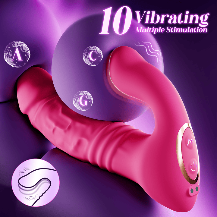 Sohimi Wearable Thrusting and Vibrating App Control Vibrator Female Toy