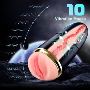3D Vagina Opening Vibration Hand Clamping Masturbator - Sohimi
