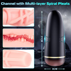 3D Vagina Opening Vibration Hand Clamping Masturbator - Sohimi