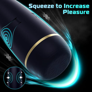 3D Vagina Opening Vibration Hand Clamping Masturbator - Sohimi