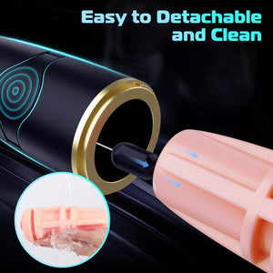 3D Vagina Opening Vibration Hand Clamping Masturbator - Sohimi