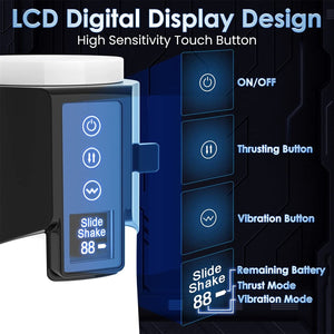 6 in 1 LCD Digital Touch Display Automatic Masturbator - Sohimi