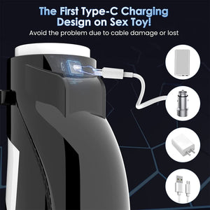 6 in 1 LCD Digital Touch Display Automatic Masturbator - Sohimi