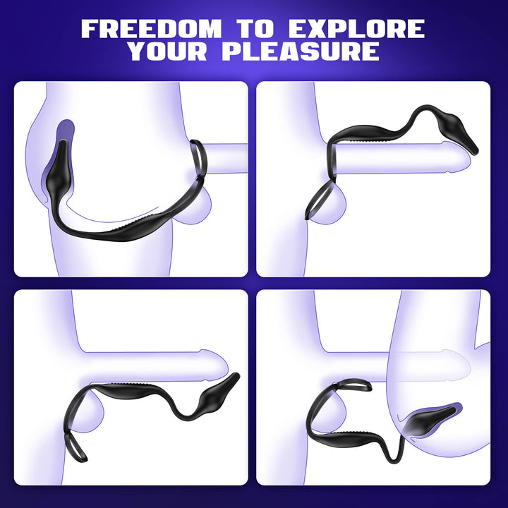 3 in 1 Prostate Massager Butt Plug