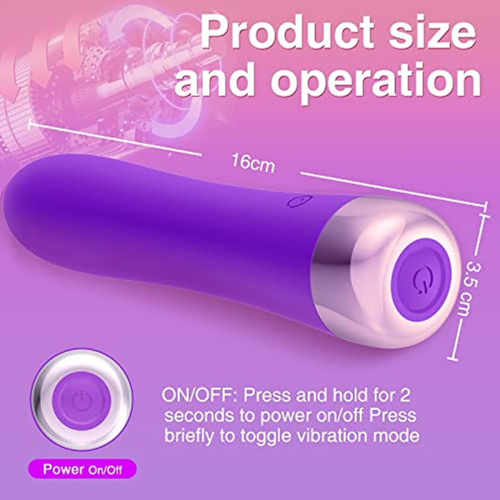 6.29 Inch Mini Vibrators - 10 Powerful Vibrating Modes Super Quiet Dido Vibrators - Sohimi