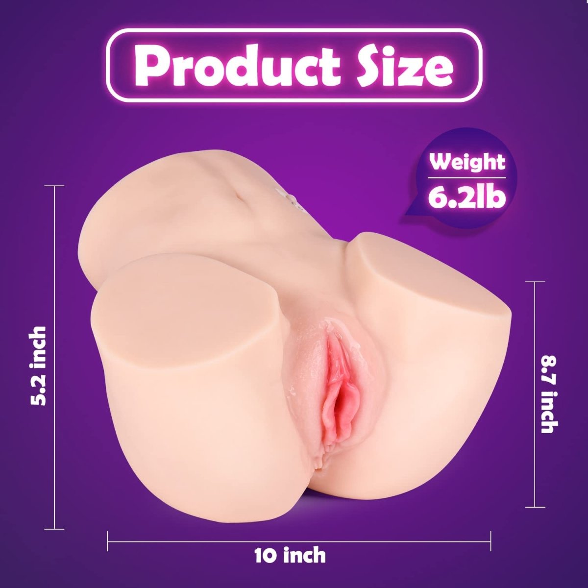6.2LB Vibrating Male Masturbator Sex Doll with 10 Modes | Sohimi 6.2LB Vibrating Male Masturbator Sex Doll with 10 Modes | Sohimi