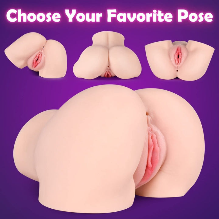 6.2LB Vibrating Sex Dolls Male Masturbators with 10 Vibration Modes - Sohimi