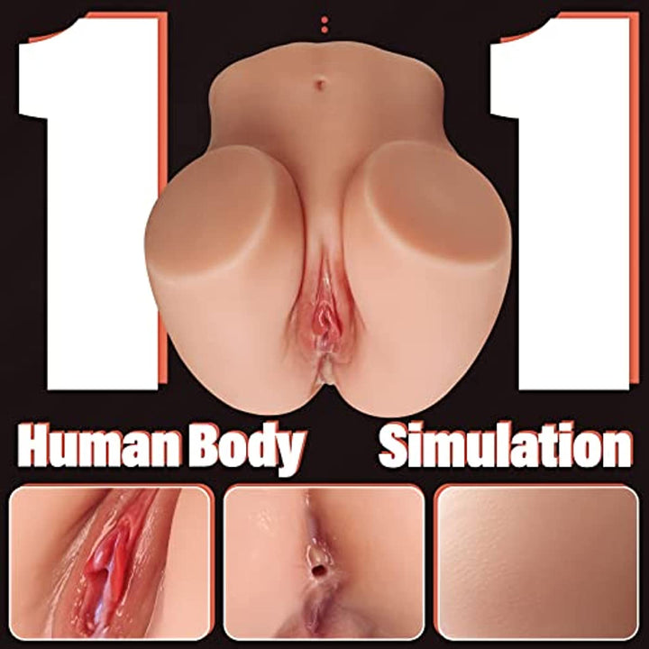 8.5LB Pocket Pussy Ass with Thrusting Anal Sex Stroker Sex Dolls Male Adult Sex Toys - Sohimi