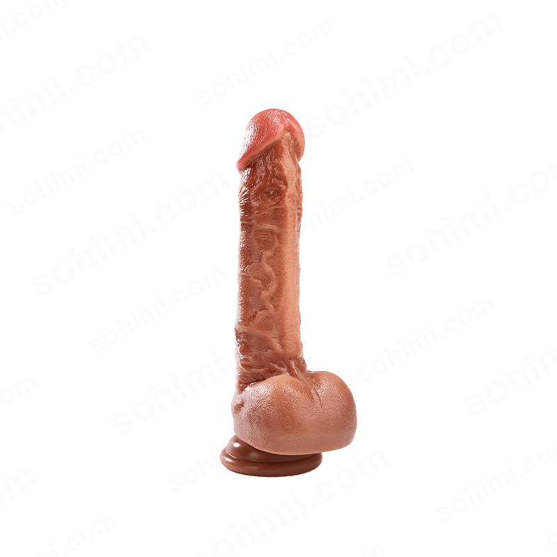 8.67inch Realistic Vibration and Thrusting Dildo with Smart Heating - Sohimi