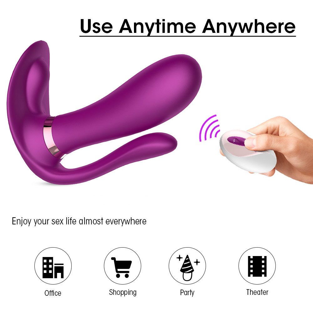9 Vibration Modes Remote Control Clit Silicone Stimulator - Sohimi